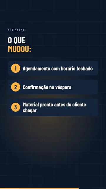 Quadro 4: o que mudou, em três passos